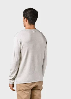 Klitmoller Collective Strick-Noah knit - Cream melange Creammelange