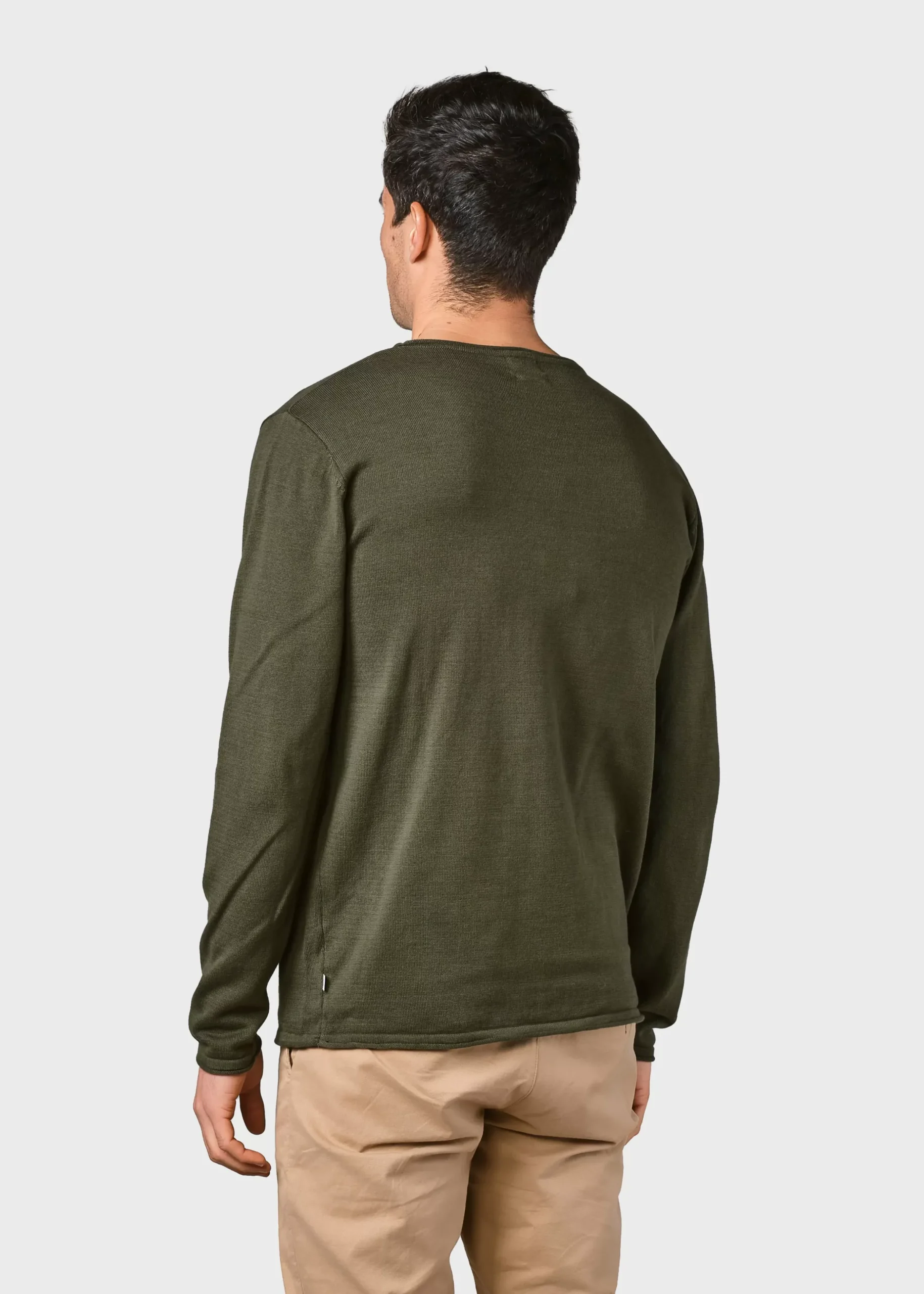 Klitmoller Collective Strick-Noah knit - Navy Creammelange