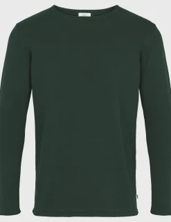 Klitmoller Collective Strick-Noah knit - Navy Creammelange