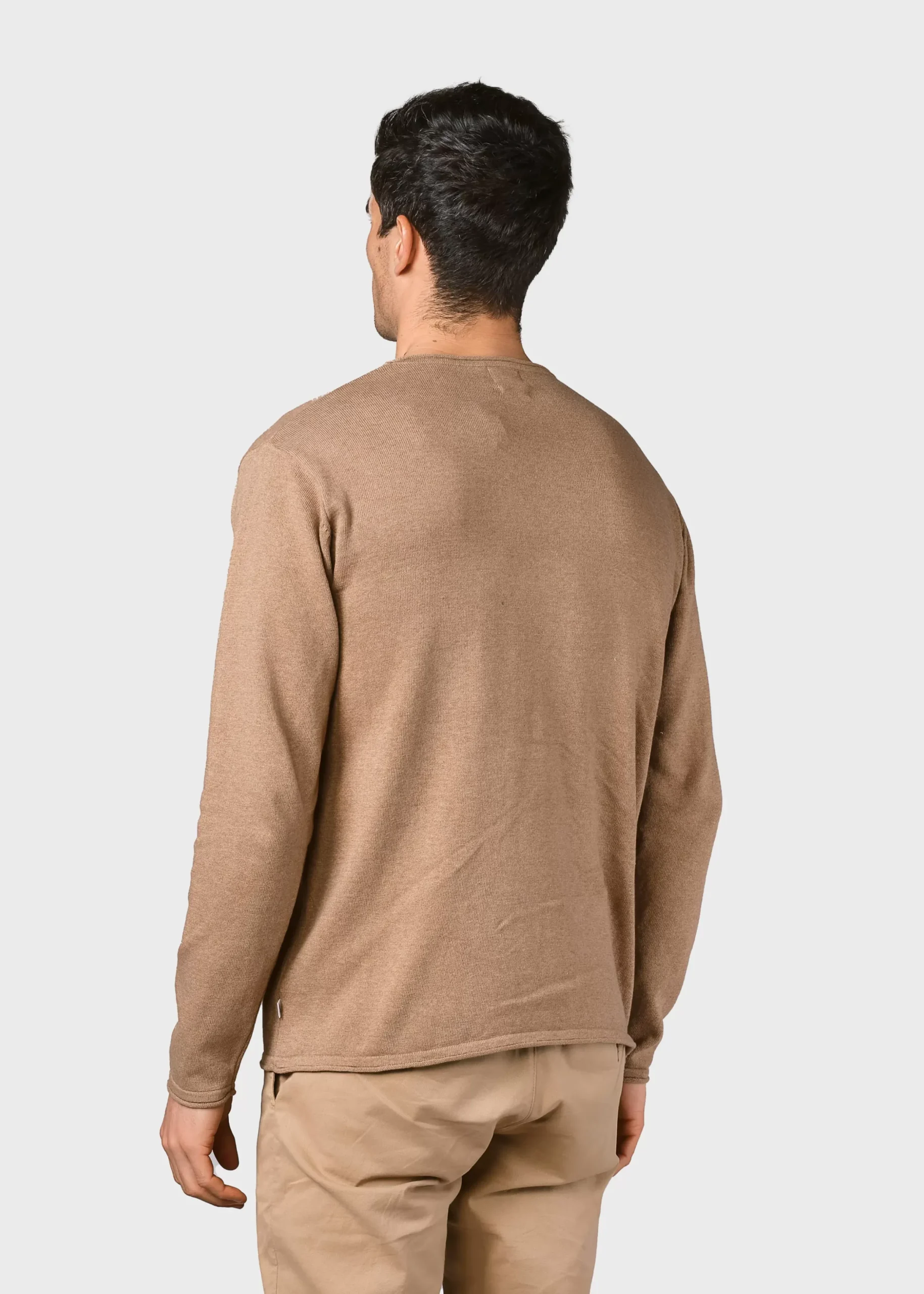 Klitmoller Collective Strick-Noah knit - Pastel sand Creammelange