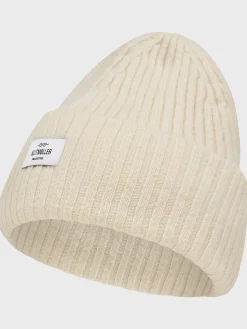 Klitmoller Collective Accessories-North beanie - Cream melange Black