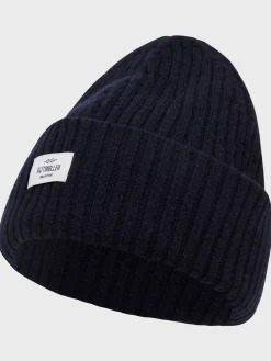 Klitmoller Collective Accessories-North beanie - Navy Black