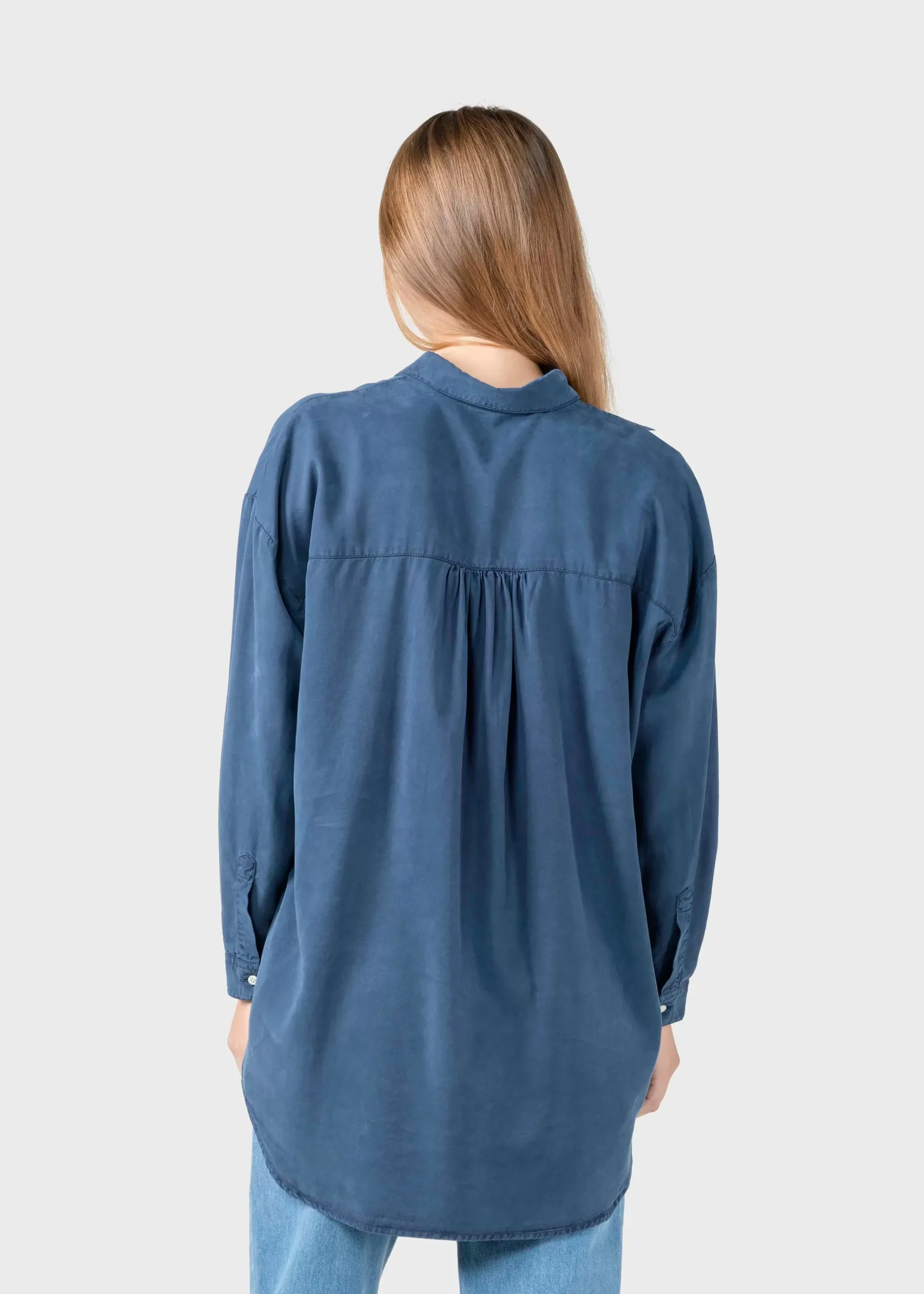 Klitmoller Collective Hemden-Ofelia lyocell shirt - Deep blue Lemonsorbet