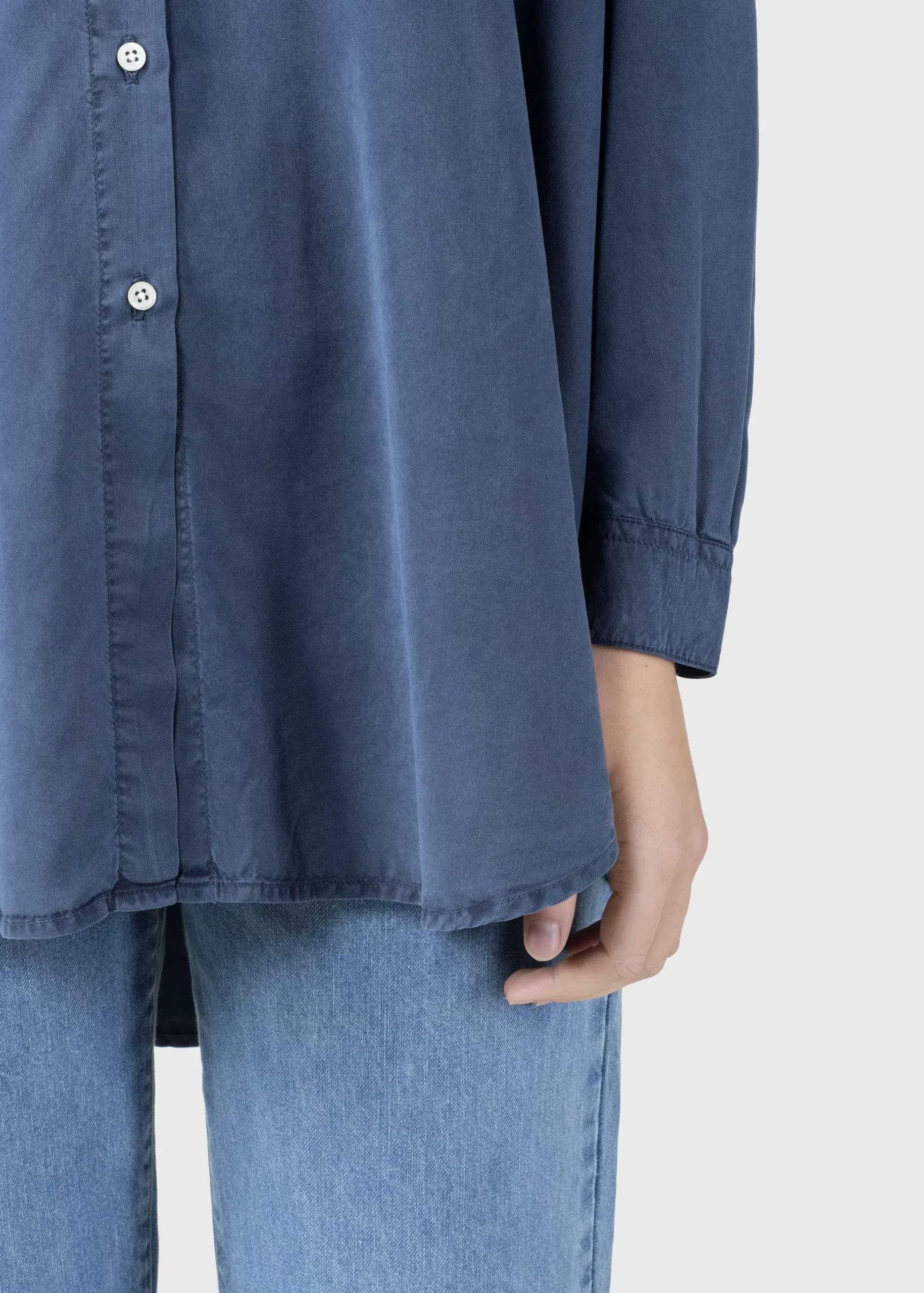 Klitmoller Collective Hemden-Ofelia lyocell shirt - Deep blue Lemonsorbet