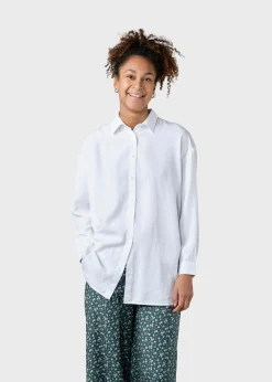 Klitmoller Collective Hemden-Ofelia lyocell shirt - White Lemonsorbet