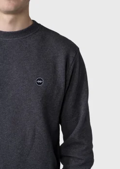 Klitmoller Collective Sweatshirts-Olaf crew - Anthracite melange Anthracitemelange