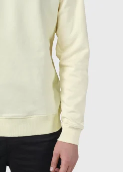 Klitmoller Collective Sweatshirts-Olaf crew - Lemon sorbet Anthracitemelange