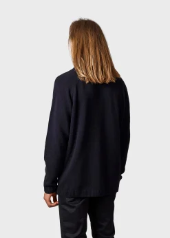 Klitmoller Collective Strick-Ole knit - Black MossGreen