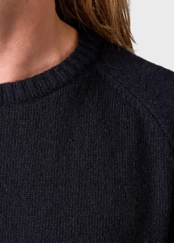 Klitmoller Collective Strick-Ole knit - Black MossGreen