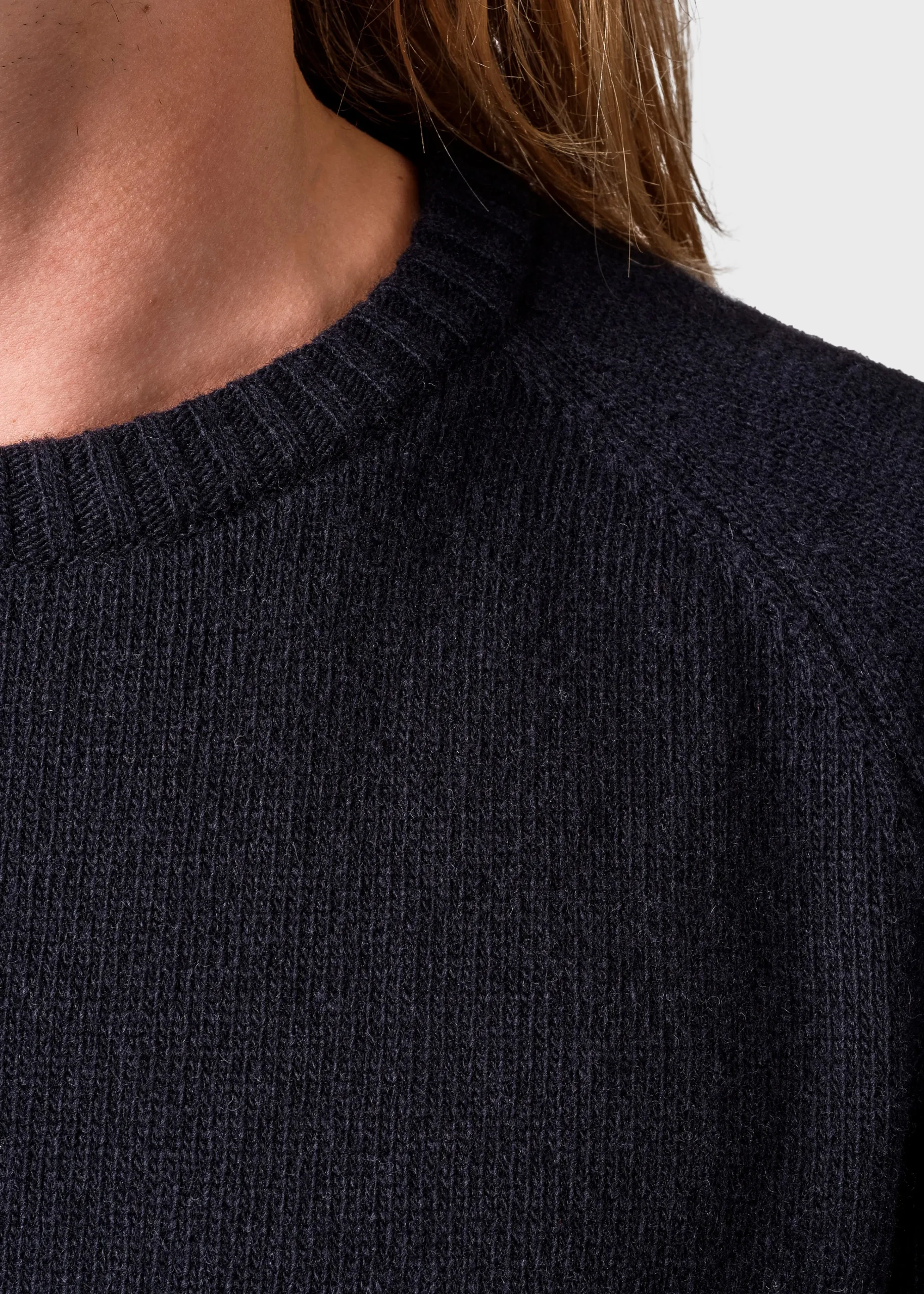 Klitmoller Collective Strick-Ole knit - Black MossGreen