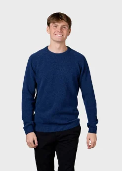 Klitmoller Collective Strick-Ole knit - Deep blue MossGreen