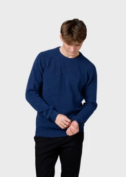 Klitmoller Collective Strick-Ole knit - Deep blue MossGreen