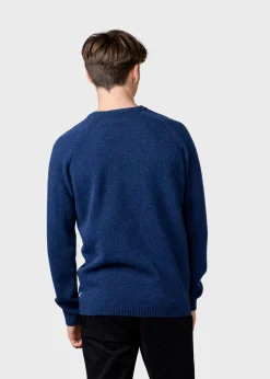 Klitmoller Collective Strick-Ole knit - Deep blue MossGreen