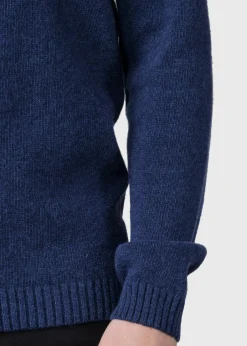 Klitmoller Collective Strick-Ole knit - Deep blue MossGreen