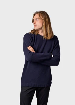 Klitmoller Collective Strick-Ole knit - Navy MossGreen