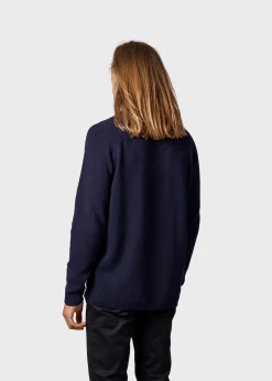 Klitmoller Collective Strick-Ole knit - Navy MossGreen
