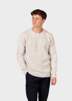 Klitmoller Collective Strick-Ole knit - Pastel grey MossGreen