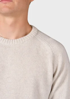 Klitmoller Collective Strick-Ole knit - Pastel grey MossGreen