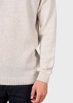 Klitmoller Collective Strick-Ole knit - Pastel grey MossGreen