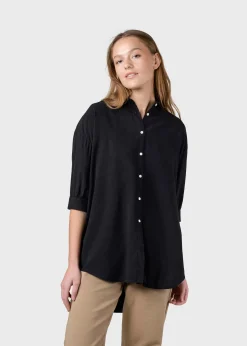 Klitmoller Collective Hemden-Oline shirt - Black Skyblue