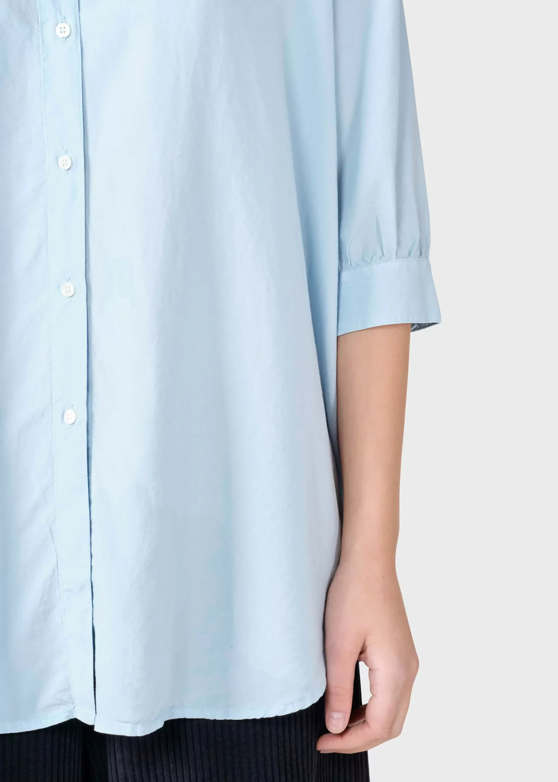 Klitmoller Collective Hemden-Oline shirt - Light blue Skyblue