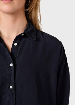 Klitmoller Collective Hemden-Oline shirt - Navy Skyblue