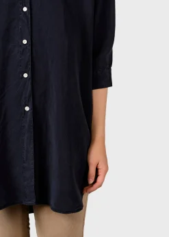 Klitmoller Collective Hemden-Oline shirt - Navy Skyblue