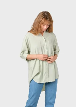 Klitmoller Collective Hemden-Oline shirt - Sage Skyblue