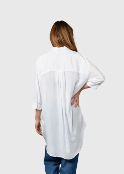 Klitmoller Collective Hemden-Oline shirt - White Skyblue