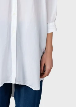 Klitmoller Collective Hemden-Oline shirt - White Skyblue