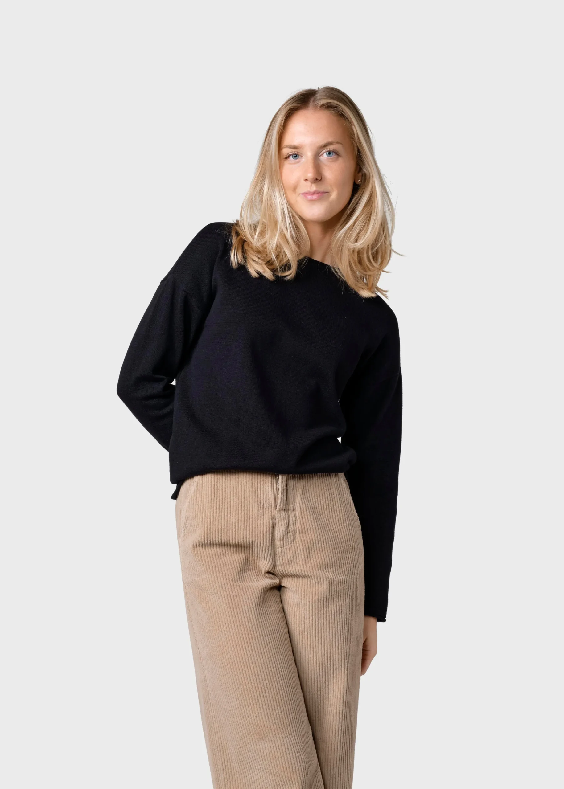 Klitmoller Collective Bio-Baumwolle-Patricia knit - Black Sand