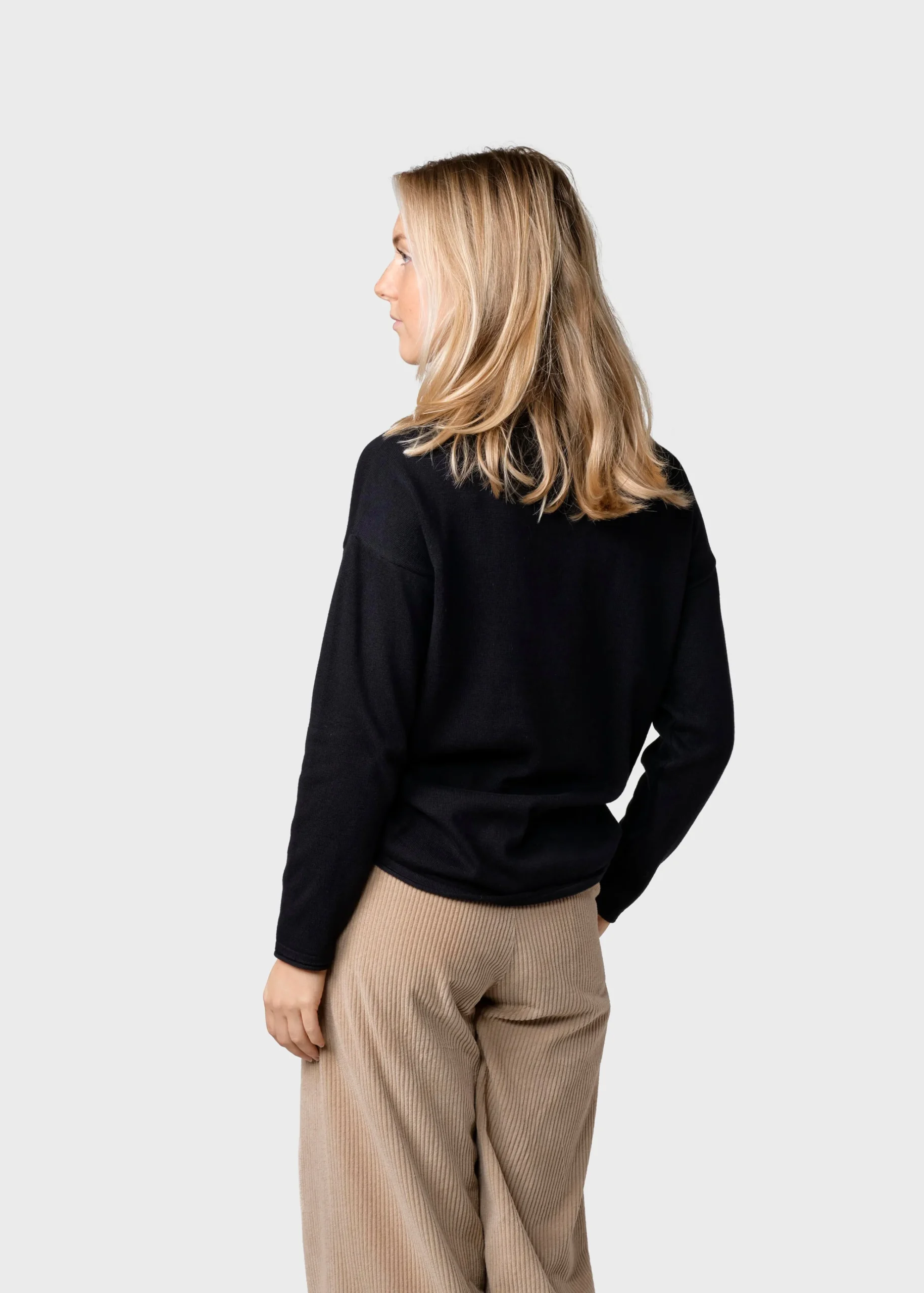 Klitmoller Collective Bio-Baumwolle-Patricia knit - Black Sand