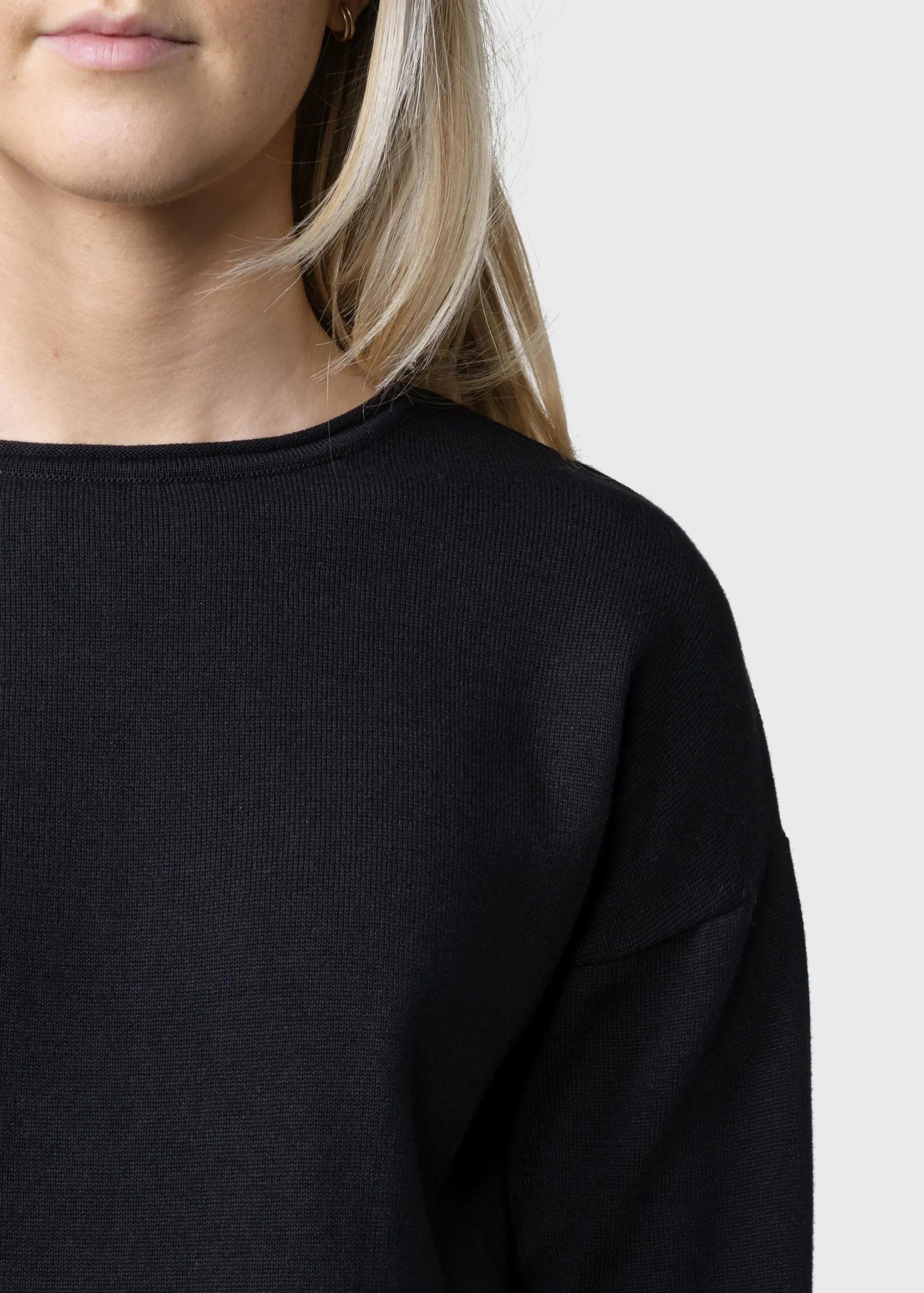 Klitmoller Collective Bio-Baumwolle-Patricia knit - Black Sand