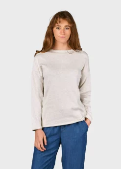 Klitmoller Collective Strick-Patricia knit - Cream melange Sand