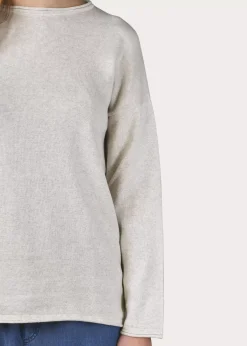 Klitmoller Collective Strick-Patricia knit - Cream melange Sand