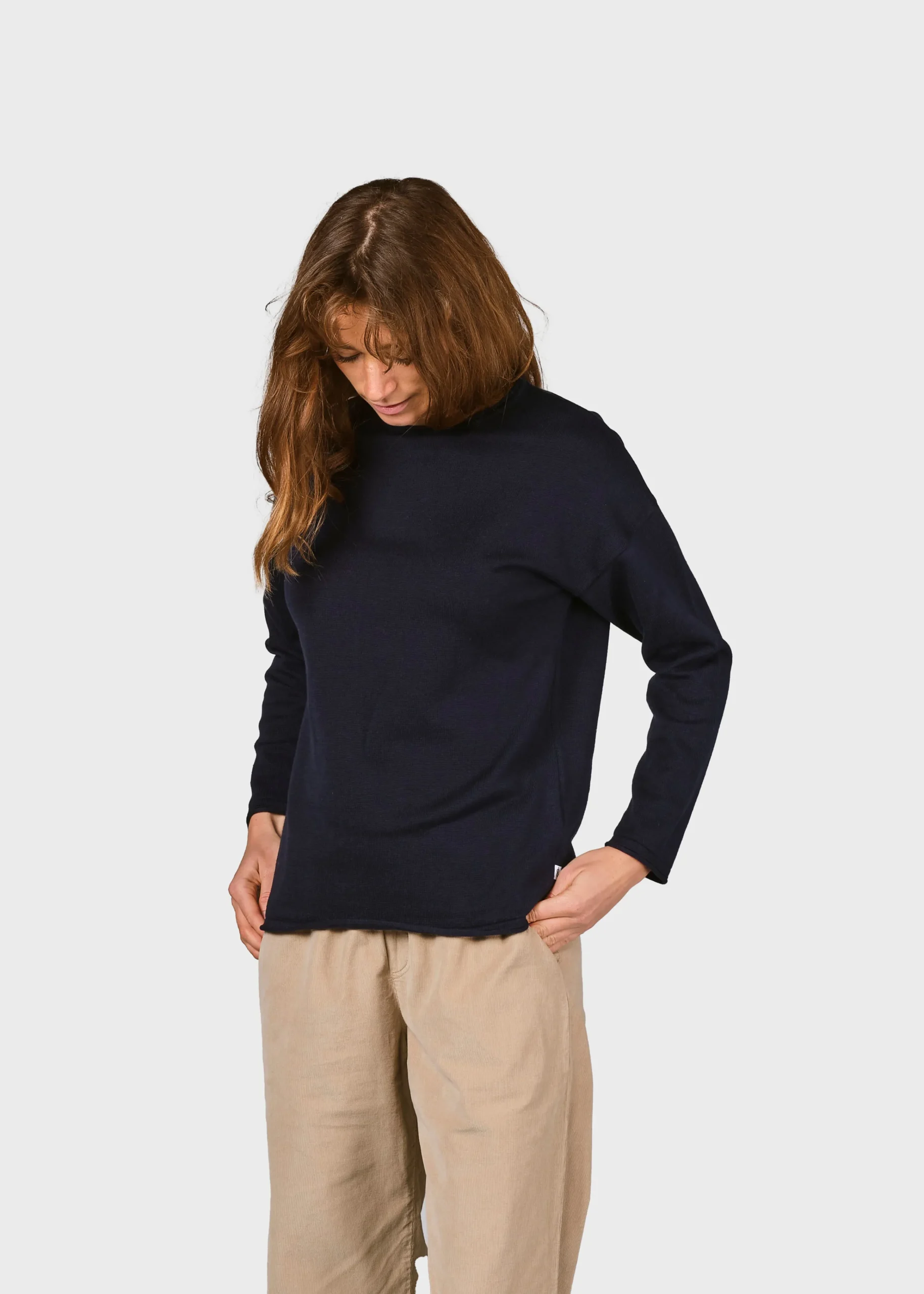 Klitmoller Collective Strick-Patricia knit - Navy Sand