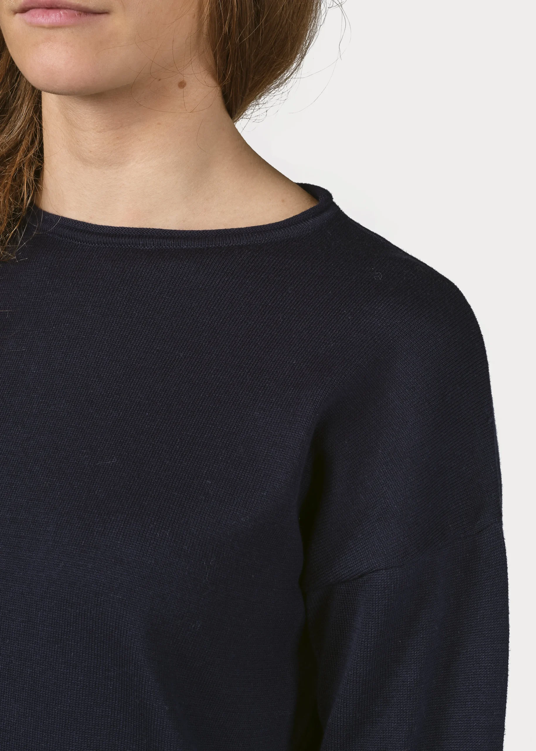 Klitmoller Collective Strick-Patricia knit - Navy Sand