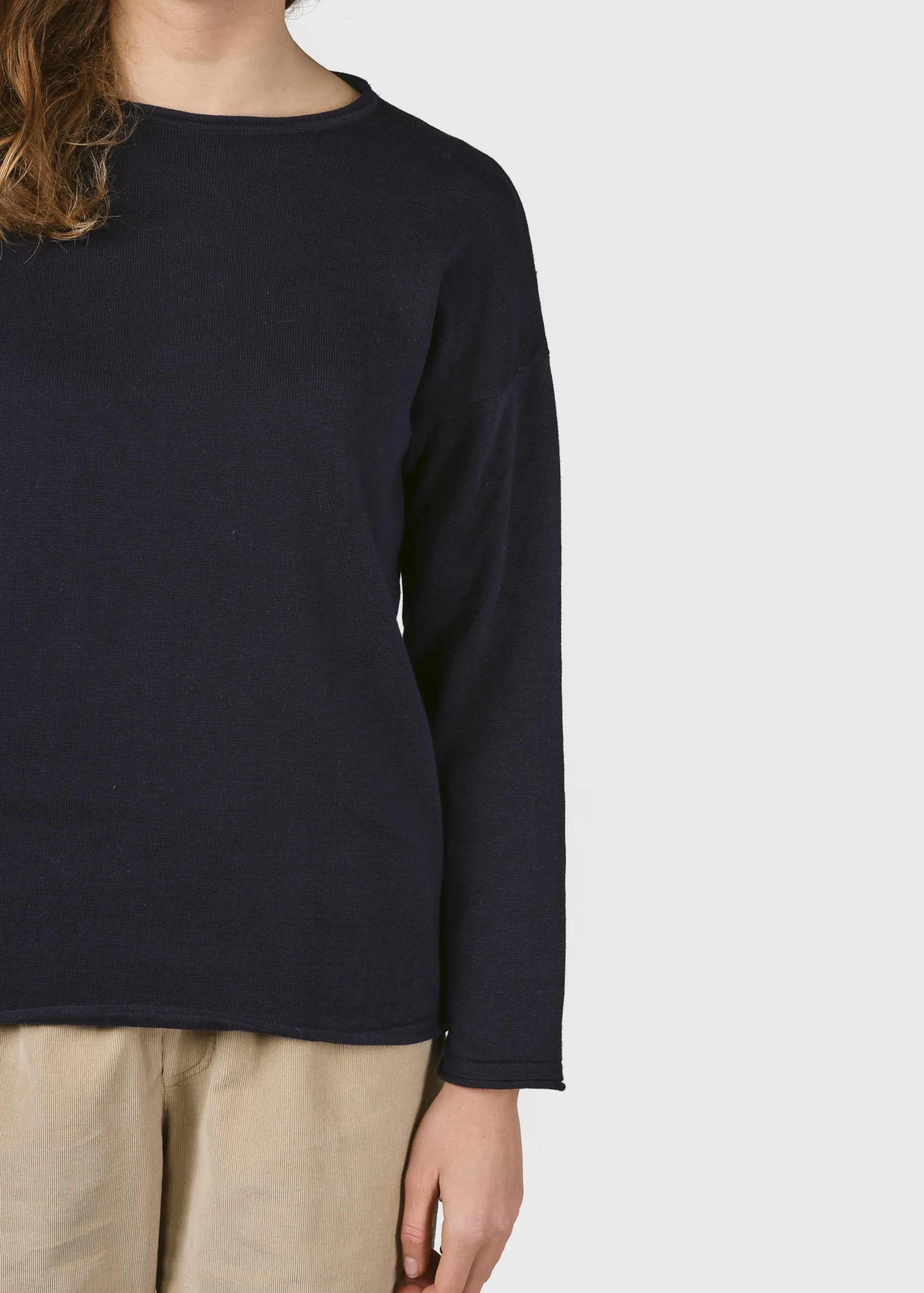 Klitmoller Collective Strick-Patricia knit - Navy Sand
