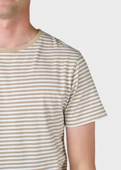 Klitmoller Collective T-shirts-Piet tee - Cream/sand