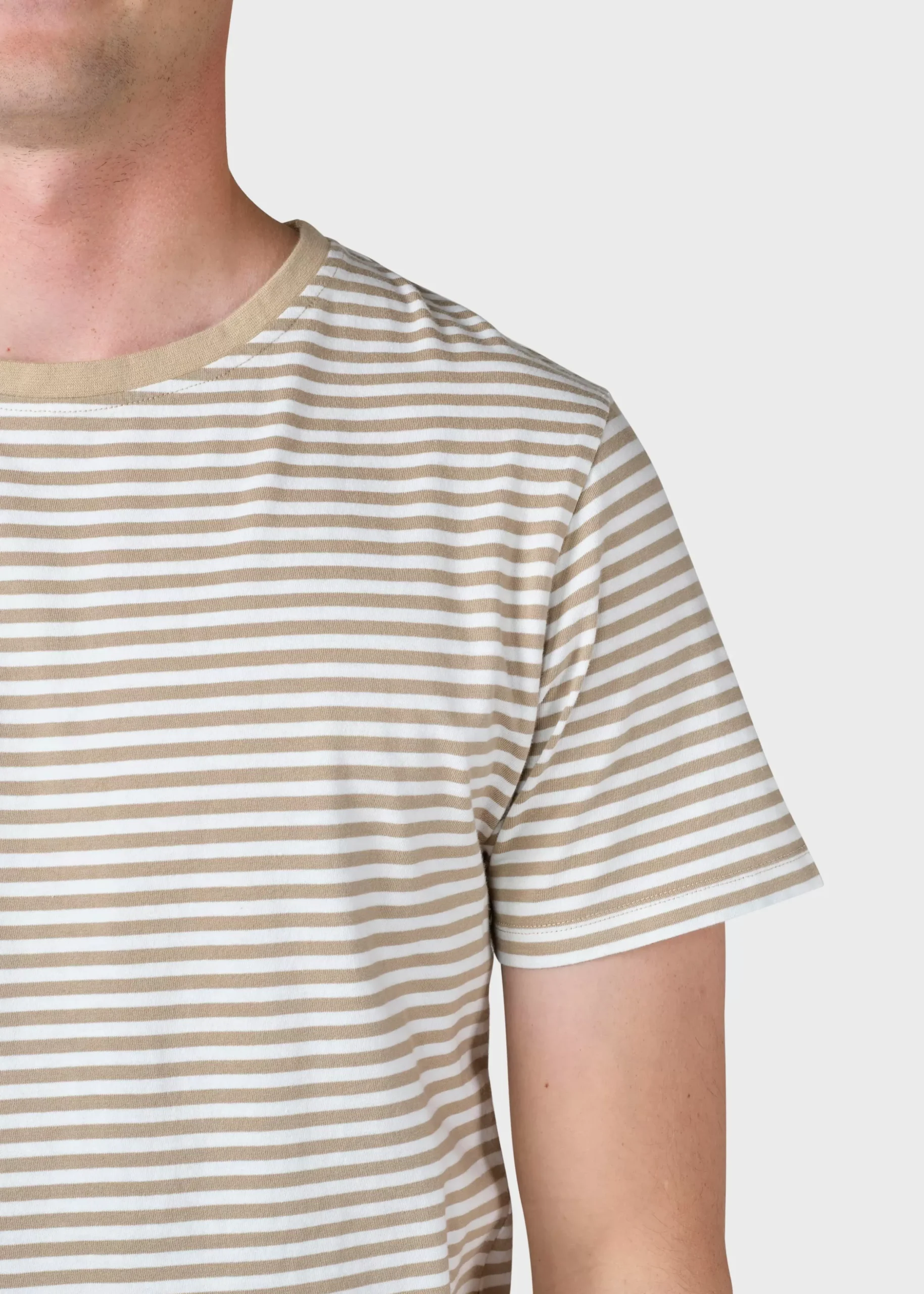 Klitmoller Collective T-shirts-Piet tee - Cream/sand