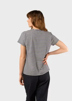 Klitmoller Collective T-shirts-Pil tee - Cream/navy