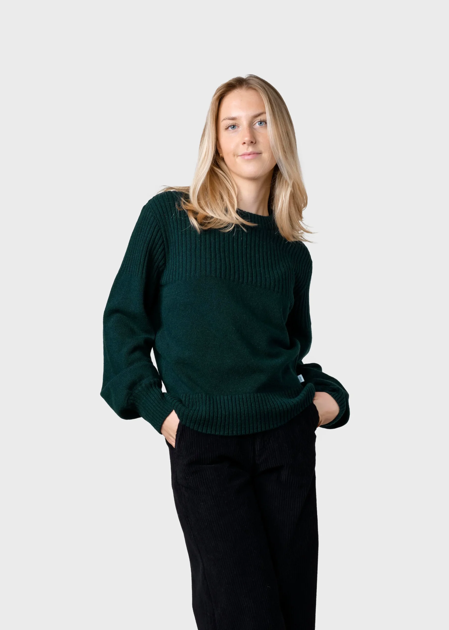 Klitmoller Collective Strick-Rachel knit - Moss Green MossGreen