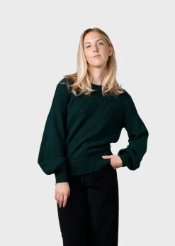 Klitmoller Collective Strick-Rachel knit - Moss Green MossGreen