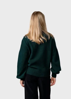 Klitmoller Collective Strick-Rachel knit - Moss Green MossGreen