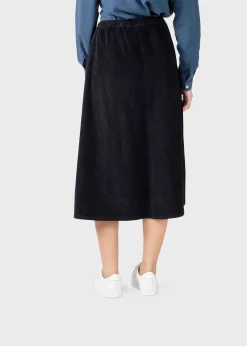Klitmoller Collective Röcke-Ramona cord skirt - Black Oak