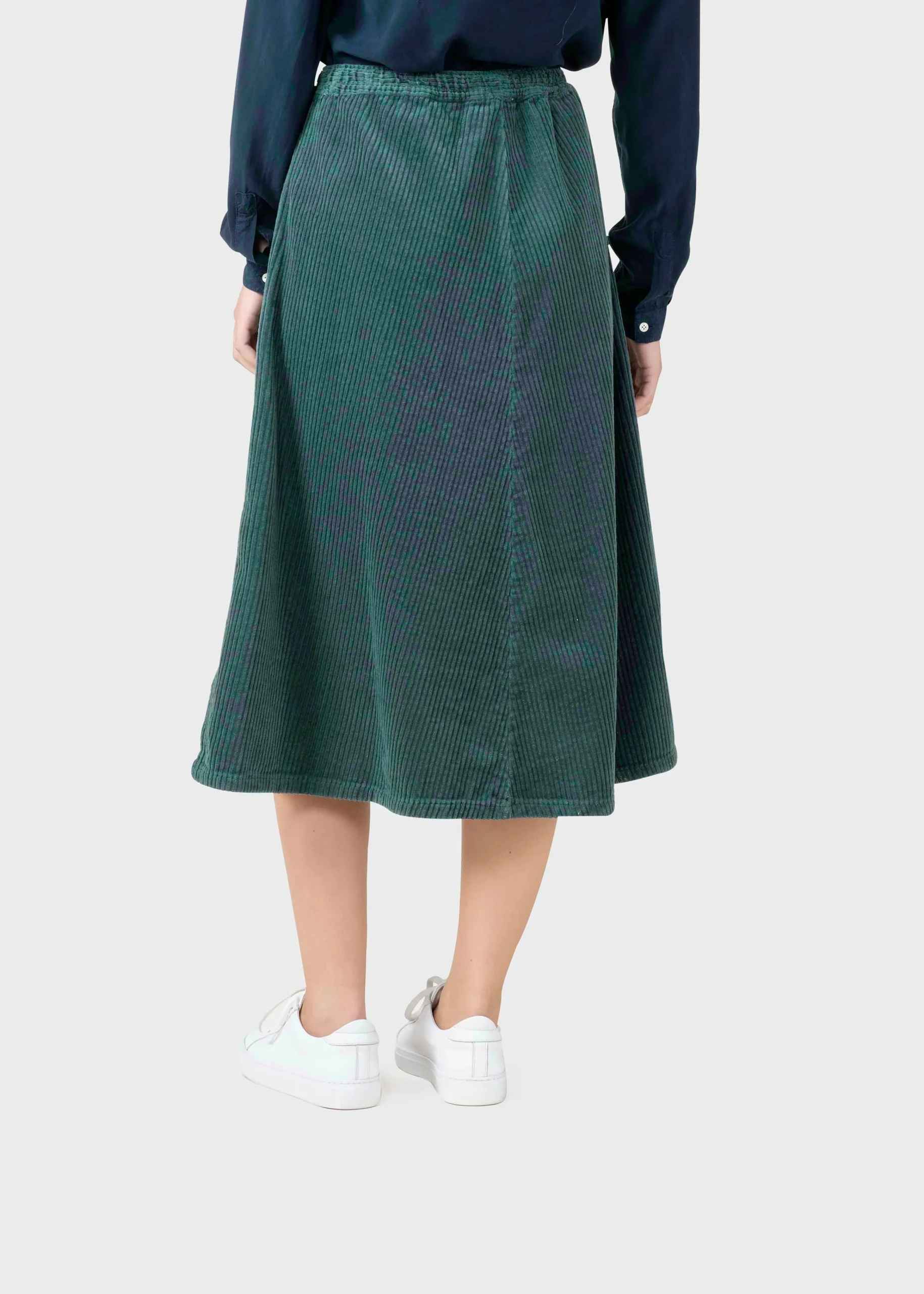Klitmoller Collective Röcke-Ramona cord skirt - Moss Green Oak