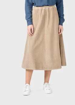 Klitmoller Collective Röcke-Ramona cord skirt - Sand Oak