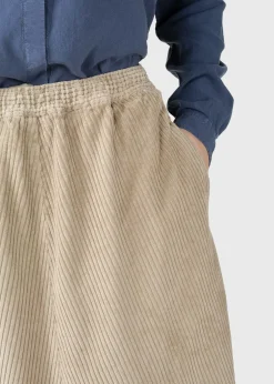 Klitmoller Collective Röcke-Ramona cord skirt - Sand Oak