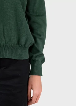 Klitmoller Collective Strick-Randi knit - Moss Green Lemonsorbet