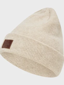 Klitmoller Collective Accessories-Rib beanie - Pastel sand Olive